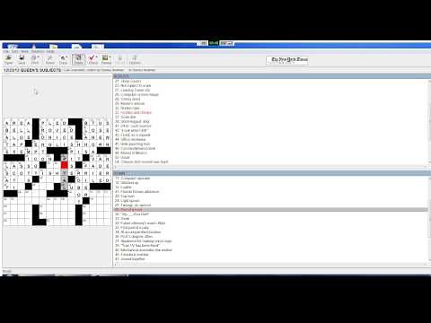 Crossword Speed-Solving Demonstration by Dan Feyer