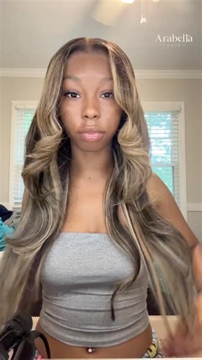 Glueless highlight blonde😍😍👏🏽Soft, natural, and effortlessly stunning ✨#arabellahair #blondehair