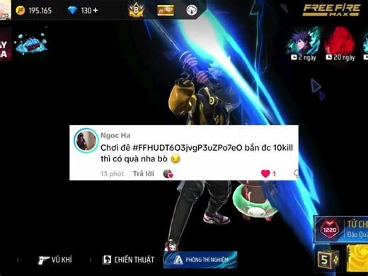 Thử thách Free Fire dễ nhưng hấp dẫn!