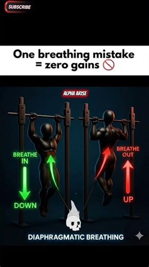 Pull-Ups Breathing Mistake Killing Your Strength #motivation #gym #shorts #memes #fyp #workout #1k