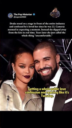 The public love confession she just... dodged #Shorts #Rihanna #drake