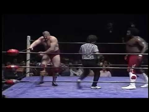 Junkyard Dog vs. Nikolai Volkoff, December 1983.