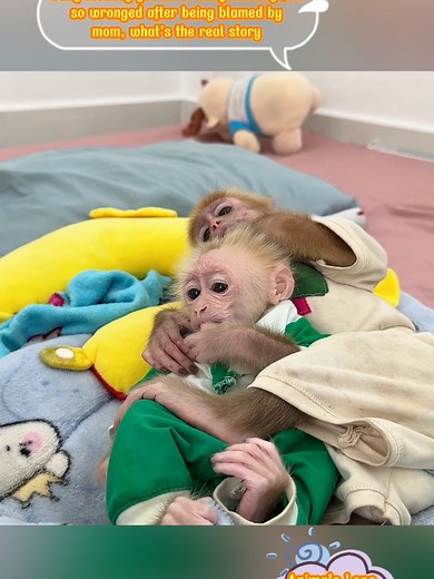 La historia del bebé mono herido y su madre