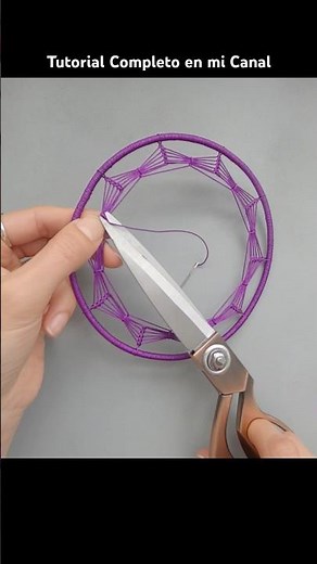 Como hacer atrapasueños paso a paso 🤩 Tutorial MUY sencillo #atrapasueños #manualidades #wallhanging