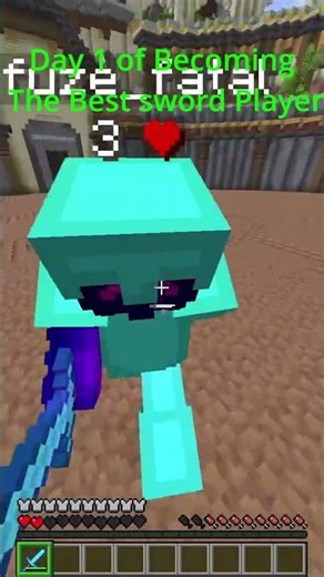 Becoming The BEST Sword player ⚔️🤺#minecraft