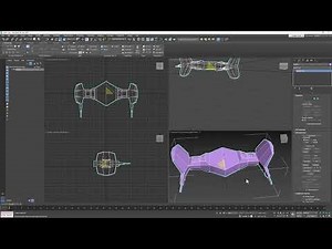 3Ds Max: Create a Spaceship with Symmetry 02