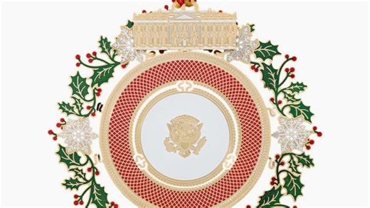 The White House has had an official Christmas ornament for 45 years