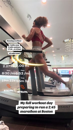 My primary workout this week training for my next marathon! Starting 2026 off strong with an 8 mile cutdown, lift, and injury prevention exercises ✅#running #marathon #lifting #injuryprevention #glutes