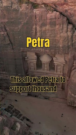 Petra’s Secret: How Did a City Survive in the Desert? #historyshorts #ancient #facts #history