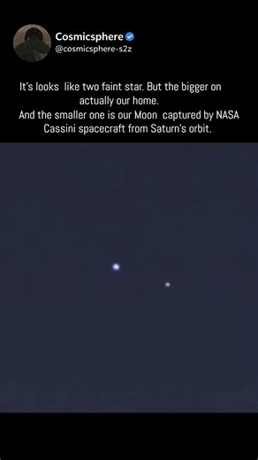 Earth & Moon floating in cosmic ocean #space#trending #shorts