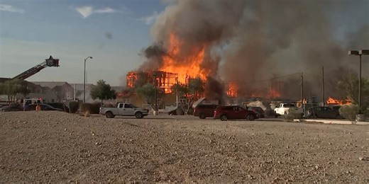 Cause determined for apartment construction site fire in North Las Vegas