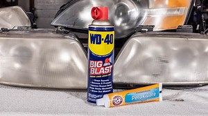 Can you restore your car's headlights with toothpaste or WD-40?