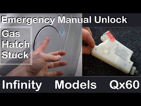 Infinity Fuel Door Manual Release. QX60 DIY Fuel Door Not Opening.