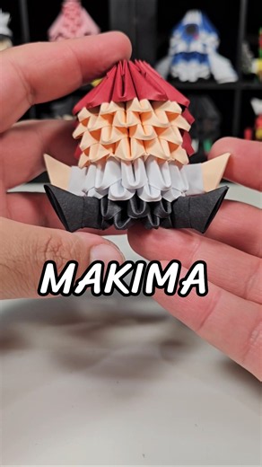 3d Origami Makima from the anime Chainsaw Man #3dorigami