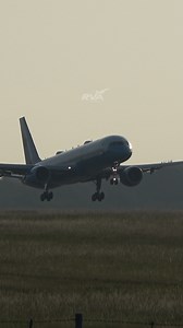 USAF Boeing C-32A landing at London Stansted Airport (STN). #USAF #boeingc32 #boeing #boeing757 | RVA Aviation