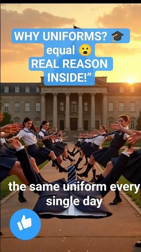 Why Students Wear Uniforms? The Real Reason Explained! #educationfacts#school
