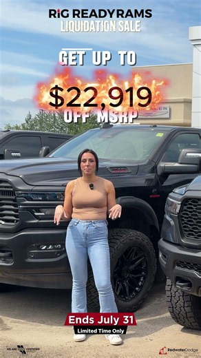Huge July Savings on Rig Ready Rams! | Over $21,000 OFF or 0% Financing at Redwater Dodge