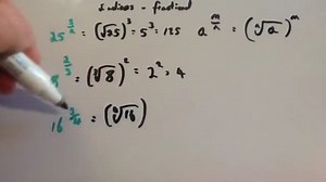 Fractional indices - Corbettmaths