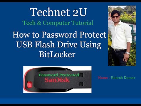 How to Password Protect USB Flash Drive Using BitLocker