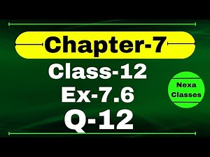 Class 12 Ex 7.6 Q12 Math | Chapter7 Class12 Math | Integration | Ex 7.6 Q12 Class 12 Math