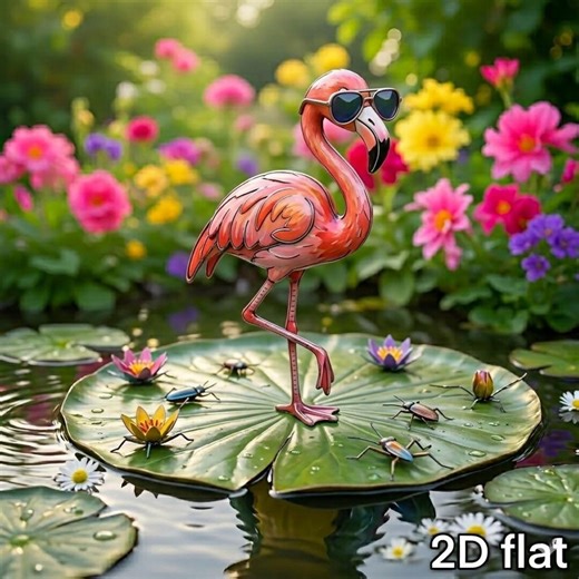 Flamingo Garden Stake Metal Decor, Funny Sunglasses Flamingo Yard Art, Tropical Outdoor Lawn Ornament Gift - Etsy