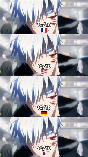 Gojo Breathing in 4 different Languages #4k #anime #jujutsukaisen #crunchyroll #gojo