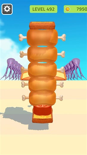 Sandwich Runner Game Level 492 Gameplay #games