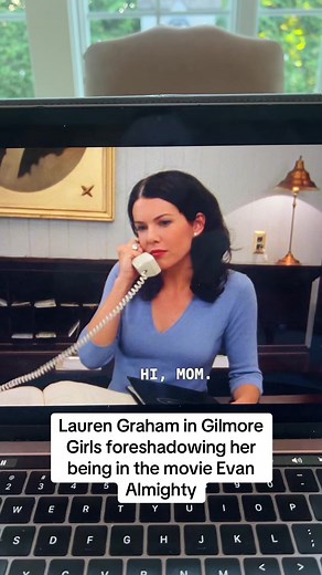Lorelai foreshadowing her future role #gilmoregirls #gilmoregirlstiktok #gilmoregirlslorelai #laurengraham #evanalmighty