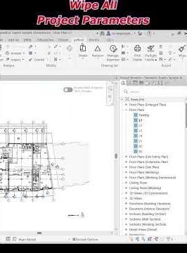 Remove All Project Parameters in Revit | PyRevit Cleanup Hack #shorts #ytshorts #PyRevit
