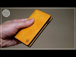 Making a simple vertical card wallet