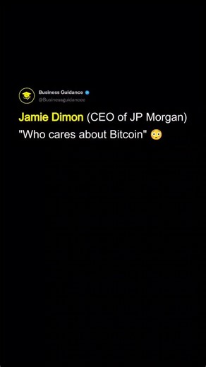 Entrepreneurship • Business • Mindset on Instagram: "Jamie Dimon has consistently argued that Bitcoin has little intrinsic value and is mainly used for speculation and illicit activity. His view is that it doesn’t function well as money, isn’t a reliable store of value, and lacks the cash flows or productivity that justify long-term worth—so from a fundamentals standpoint, he sees it as hollow. At the same time, Dimon separates Bitcoin from blockchain technology. While he’s openly skeptical of B