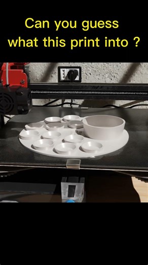 3d Printing Timelapse Paint holder #3dprinting #3dprinter #3dprinted #3dprint #timelapse