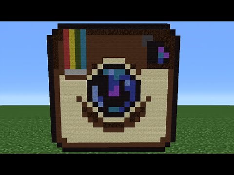 Minecraft Tutorial: How To Make The Instagram Logo