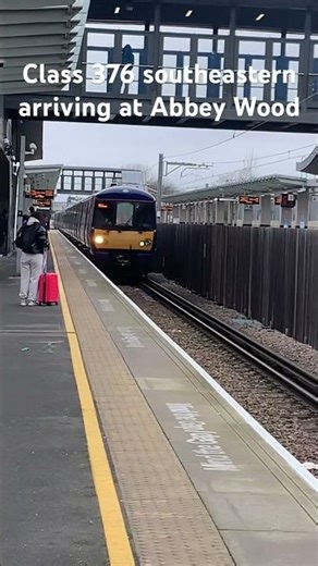 Class 376 arriving at Abbey Wood