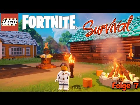 Fortnite - Dorf Upgrade 7 mit Badezimmer für die Bewohner - Lego Fortnite Survival | 07 | Gameplay