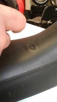 How to fix indentation in vinyl or leather seats is easy - Leather Repair Company