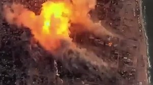 Israel launches blizzard of rockets over Hamas territory in Gaza