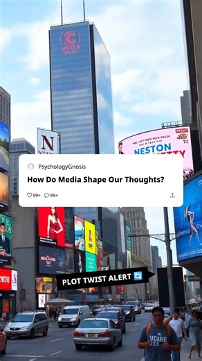 How Do Media Shape Our Thoughts? #psychology #mediainfluence #fyp