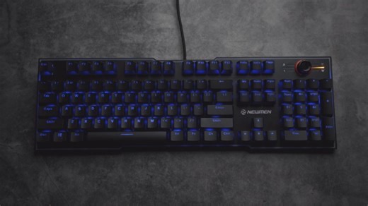 Watch NEWMEN GM711 104 keys Gaming Keyboard on Amazon Live