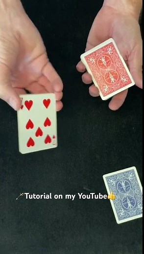 Magic Card Trick Tutorial - Simple Double Color Change