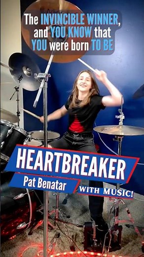 Pat Benatar - Heartbreaker (Drummer Cam / Drum Cover) Performed Live by Teen Drummer Lauren Young