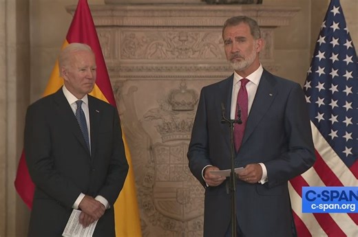 President Biden Meets with King of Spain