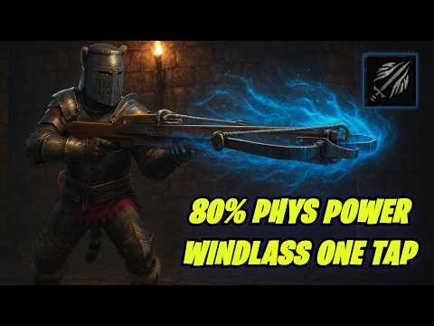 80% Physical Power Bonus Windlass Fighter Is INSANE! | Dark And Darker