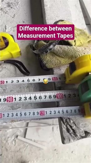Difference between Measurement Tapes #mistakes