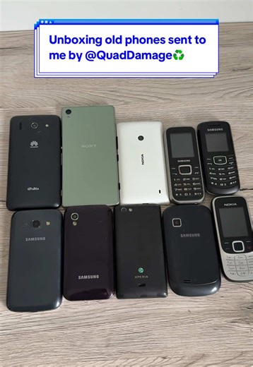 Unboxing Vintage Phones from Quad Damage