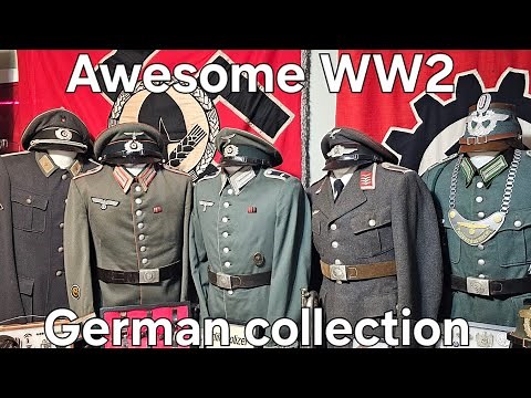 UPDATE - WW2 German collection - full room tour.