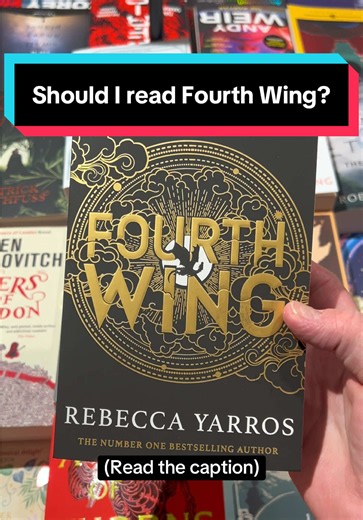 Should I read Fourth Wing? I’m trying to decide whether Fourth Wing should be my next read, after I finish The Bloodsworn Saga Reasons to read: * The dragon riders and fantasy world sound really interesting. (I love the Inheritance Cycle) * I’ve heard the pacing is fast and easy to get into. * It’s very popular and I kind of miss being part of the hype! * I think there’s another book coming out soon, so if I want to read the series, it seems like a good time to get caught up. Reasons to wait: * 