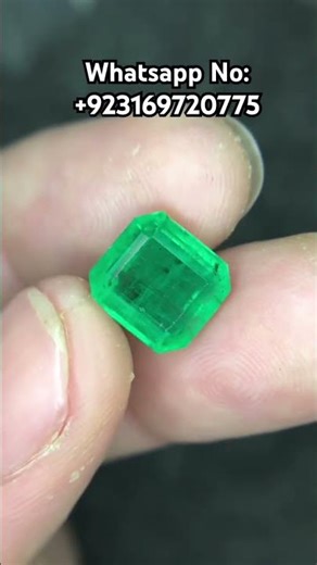 Gorgeous faceted Natural Emerald