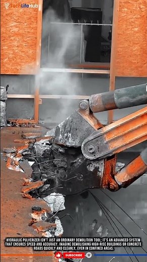 Innovation Technology Hydraulic Pulverizer: Demolish Structures, Separate Rebar Fast & Precisely.