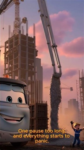 Concrete Pump Truck Talks and Others #construction #cartoon #concretepump